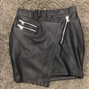 Leather skirt